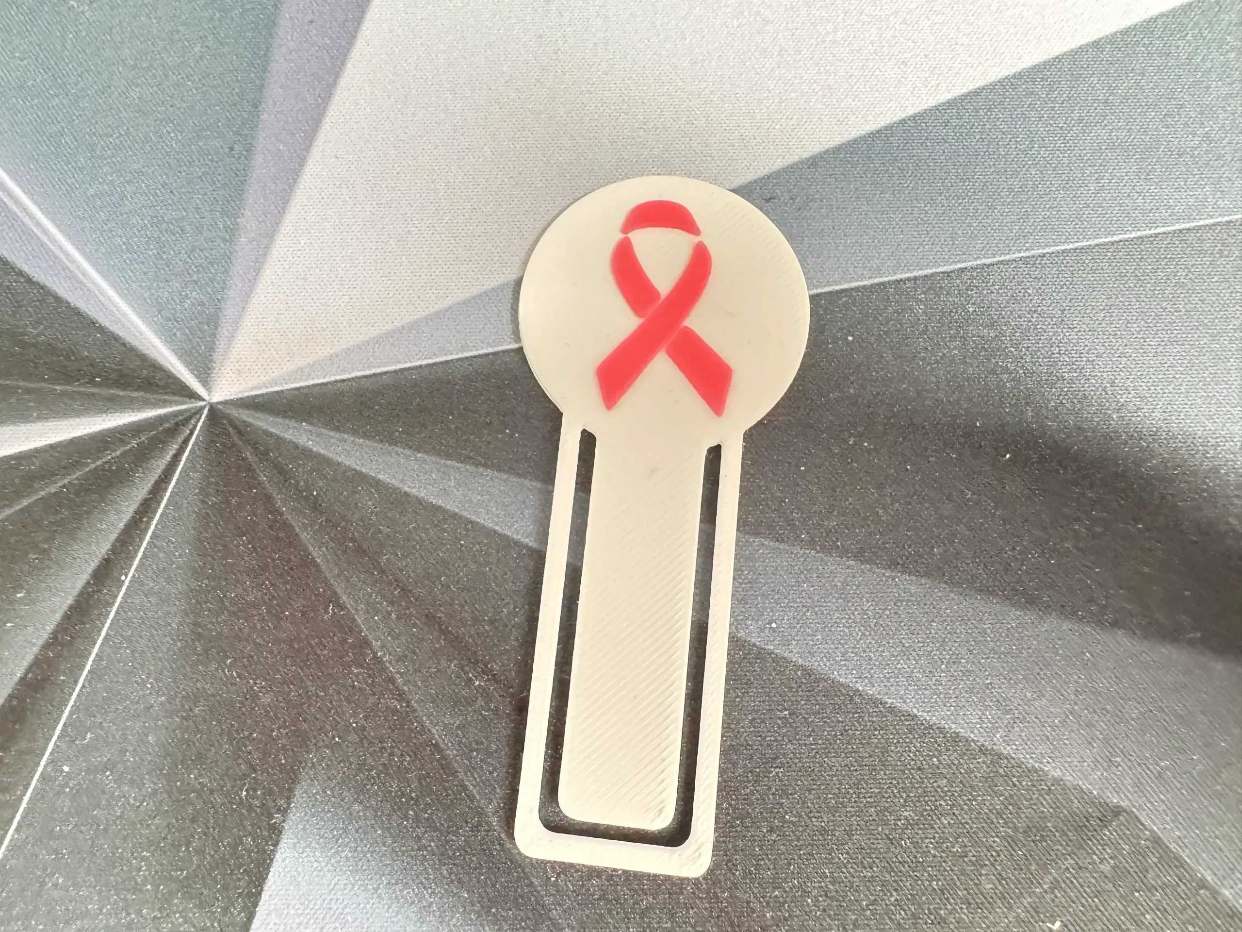 3D Printer Files | 3MF File | Pink October bookmark | Creality Cloud