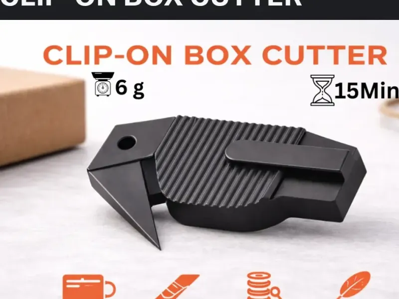CLIP-ON BOX CUTTER