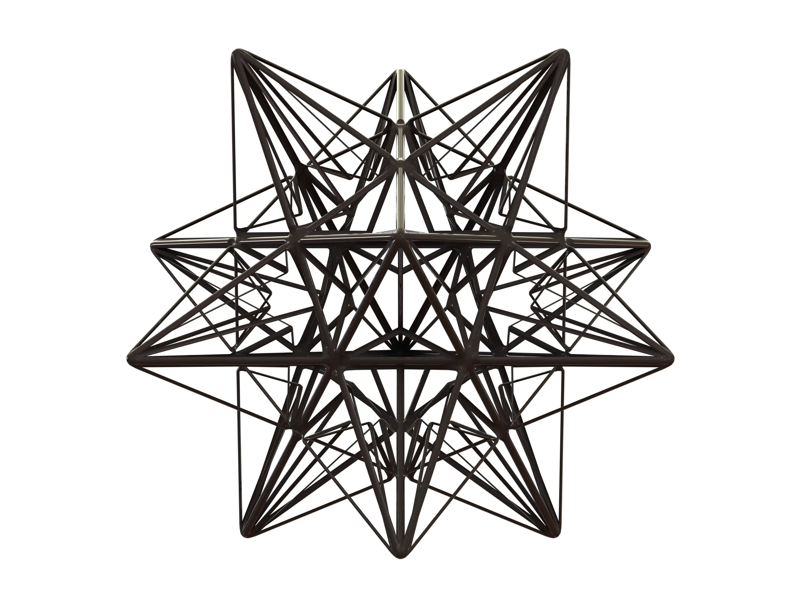 Wireframe Form Großes Ikosaeder