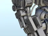 Enos combat robot (11) - sci-fi science fiction future 40k b-8