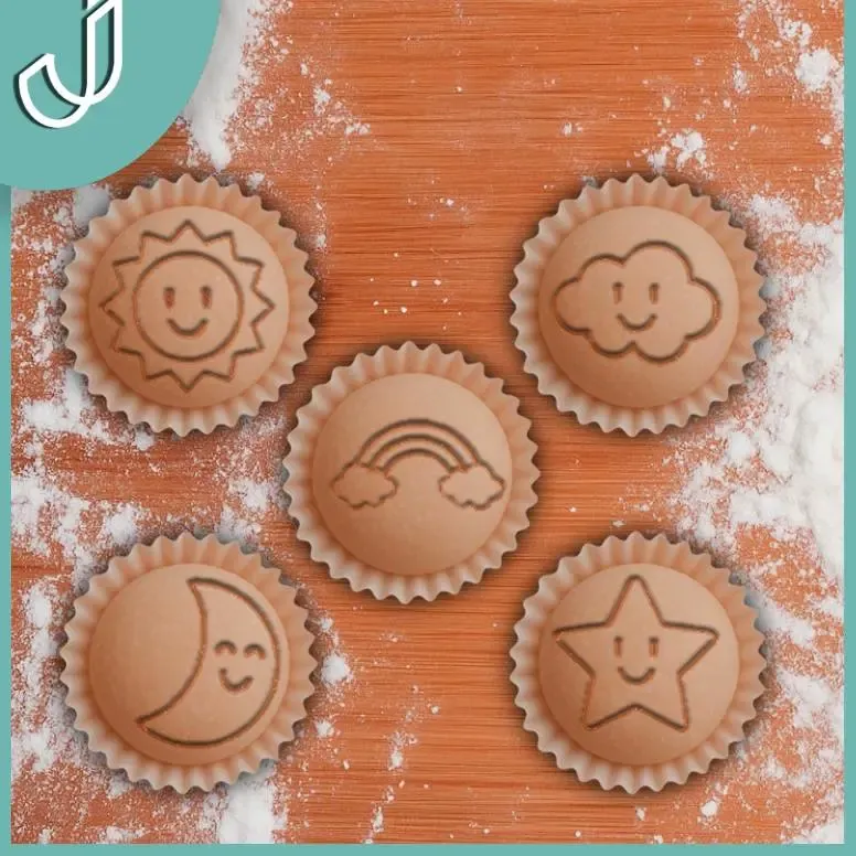 Stamps for sweets and cookies - Animated Sky Theme