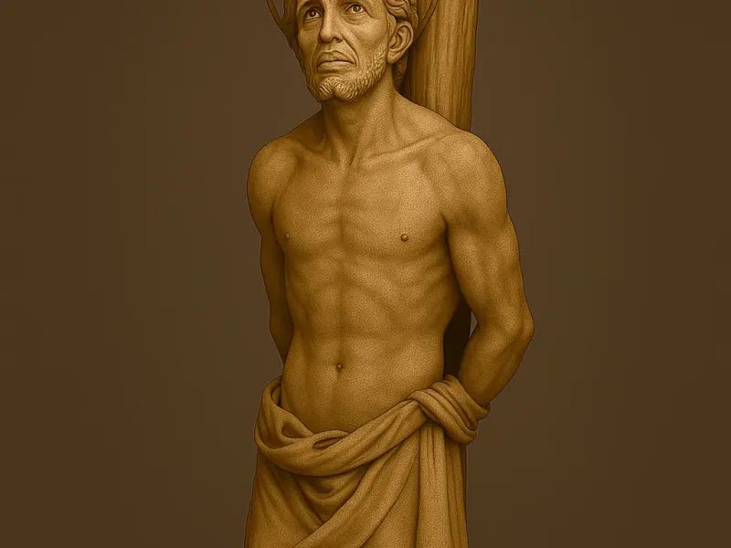 são Sebastião orando