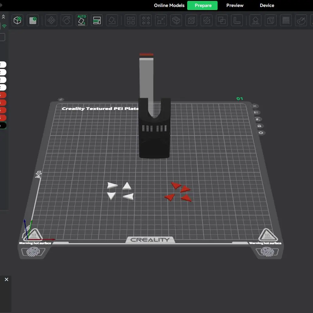 Umbrella K2 Plus Print Head Cover