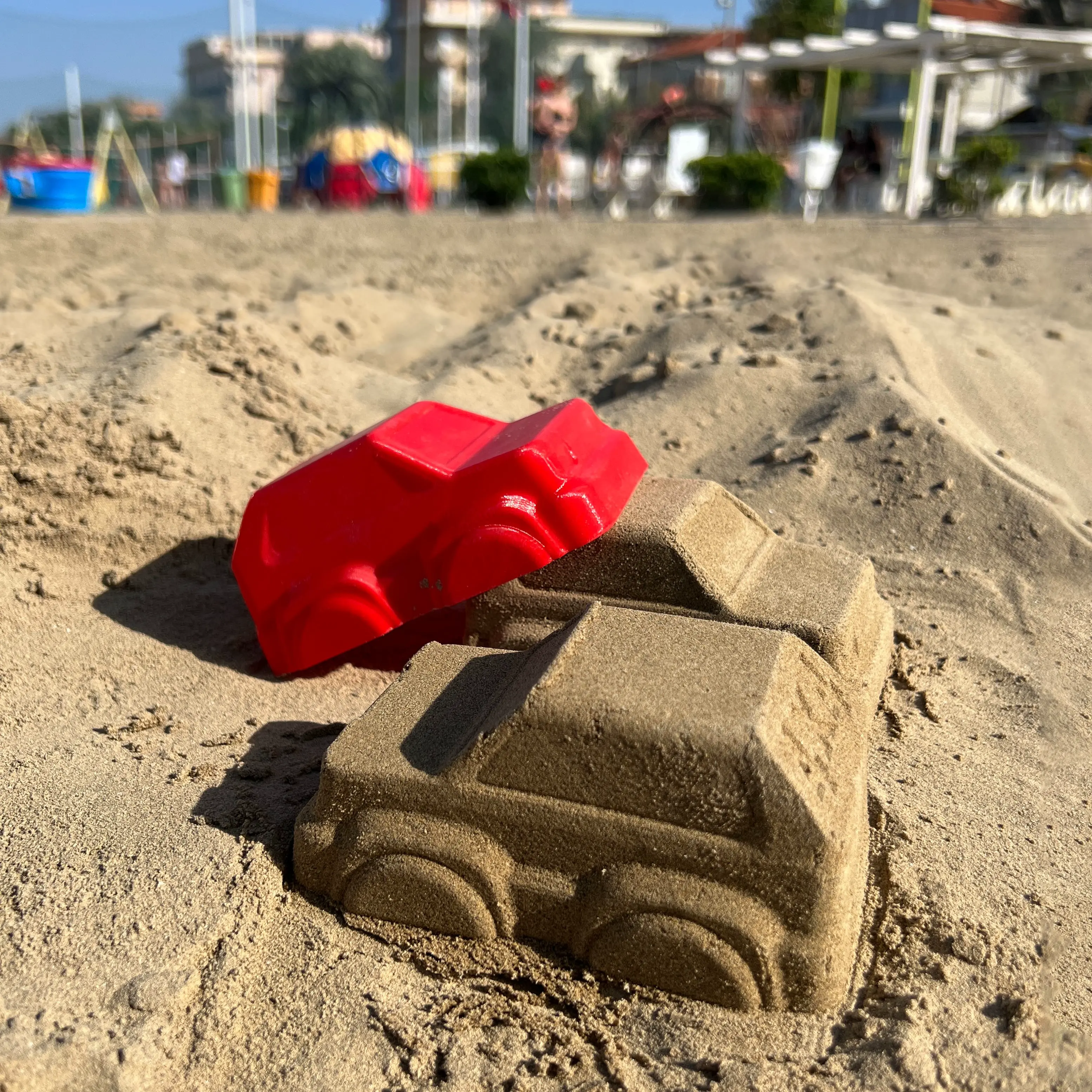 Italian trifecta sand molds (Panda - Ape - vespa)