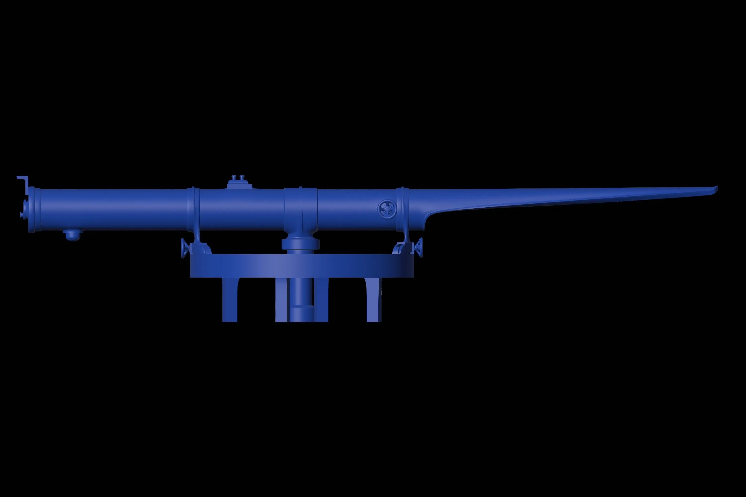 French torpedo tube from the beginning of the 20th century