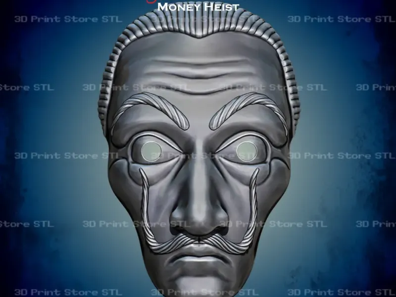 Dali Mask Cosplay Money Heist - STL File