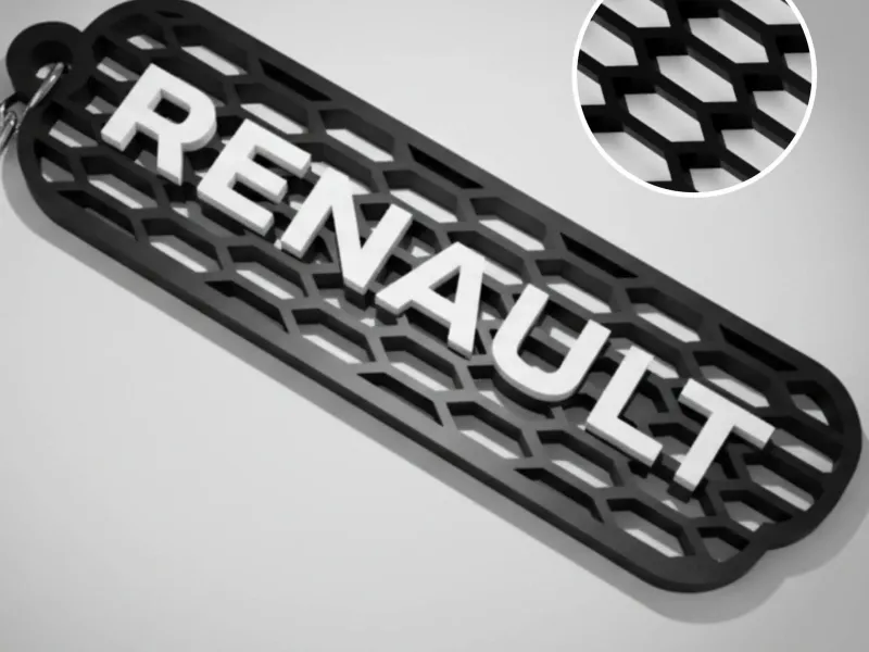 Portachiavi a nido d'ape Renault
