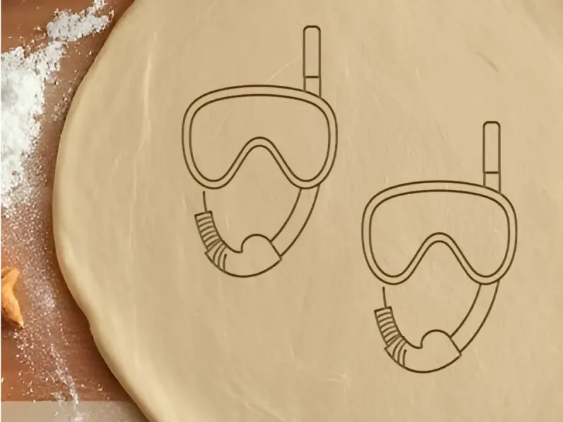 Snorkel Cookie Cutter, Biscuit Cutter