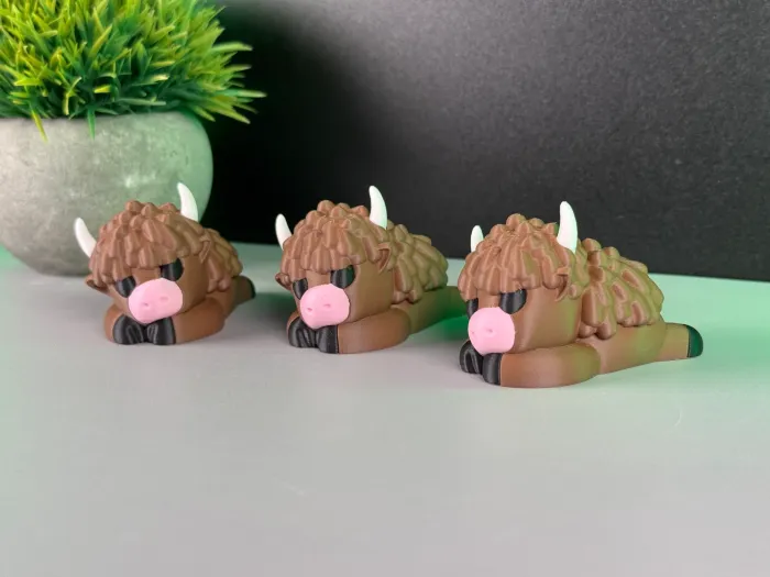 Coaws Model 3D Printer Files | 3MF File | Cute Cow | Creality Cloud
