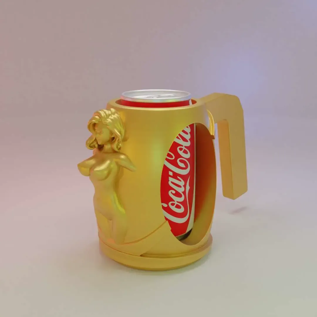 Lady Beer Can Holder