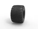 Monster Jam tire 23 Scale 1:25-2