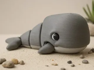 Articulated Whale. Free to use CC0