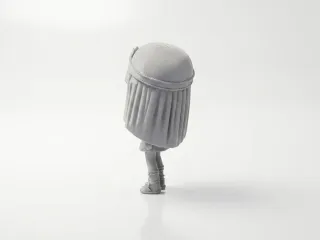 Chibi Cleopatra Figurine Cute Collectible 3D Printable