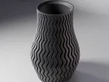 VASE 0102 C - BULB ZIGZAG VASE-8