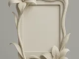 moldura de lírio -0