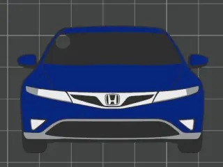 Car Keychain - Honda Civic VIII