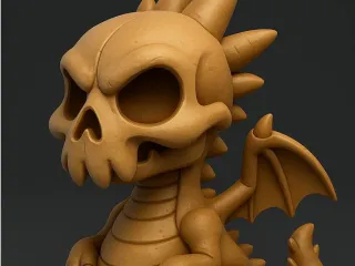 Cute Skull Dragon