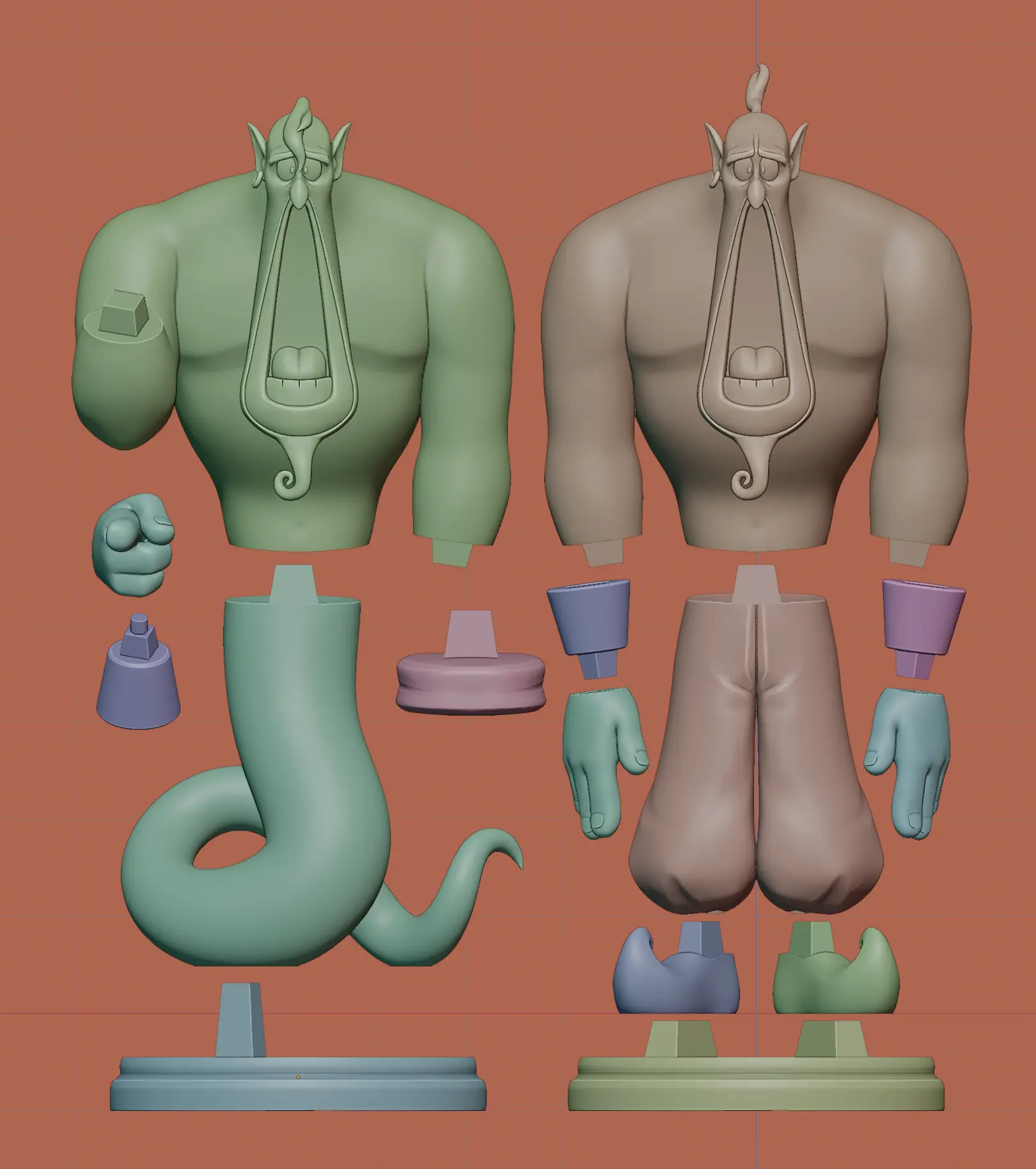 GENIE - ALADDIN - SURPRISED FACE