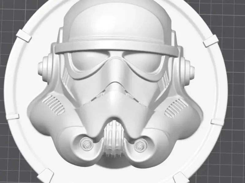 Trooper wall figure