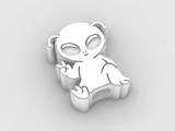 Straw Topper friendly alien-2