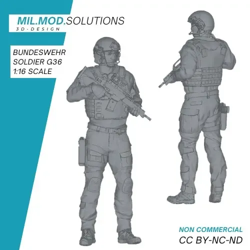 Bundeswehr Soldat G36 Tabletop