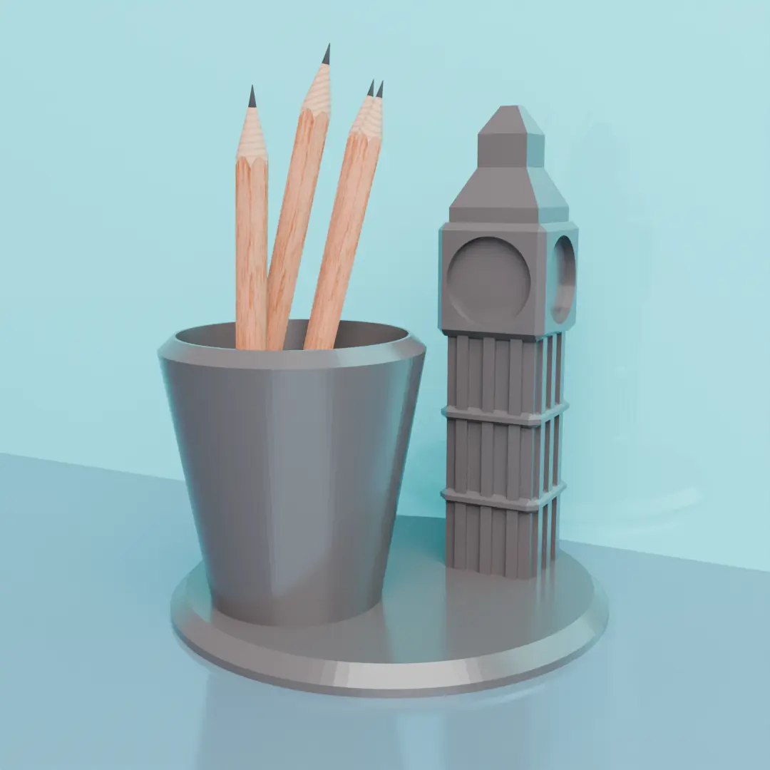Big Ben desk organizer simple