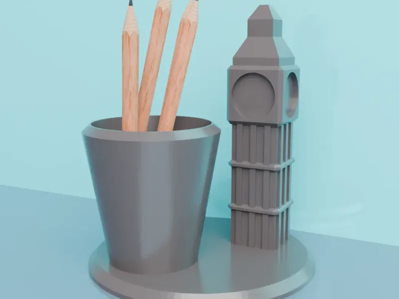 Big Ben Schreibtisch-Organizer einfach