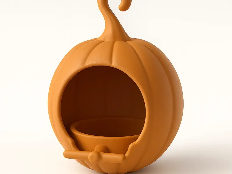 Halloween themed bird feeder 