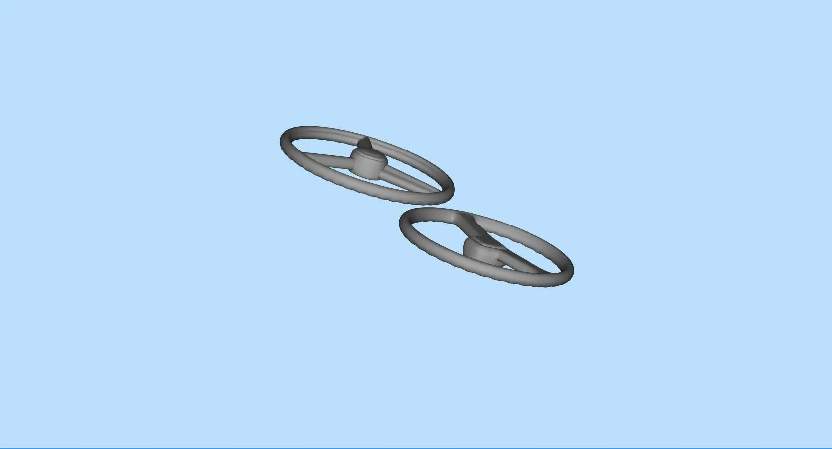 Volante para camião semi-modelo kits Impressão 3d STL grátis