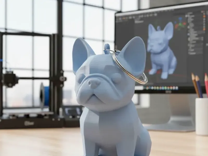 Dog Key Ring