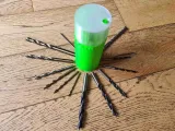 Drill Bit Set Dispenser Caddy Storage Solution Holds 18 Bits-3