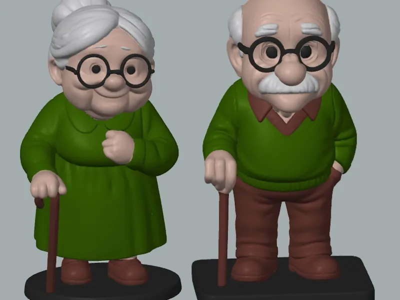 GRANDMOTHER & GRANDFATHER