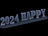 2024 HAPPY NEW YEAR - Text Flip-7