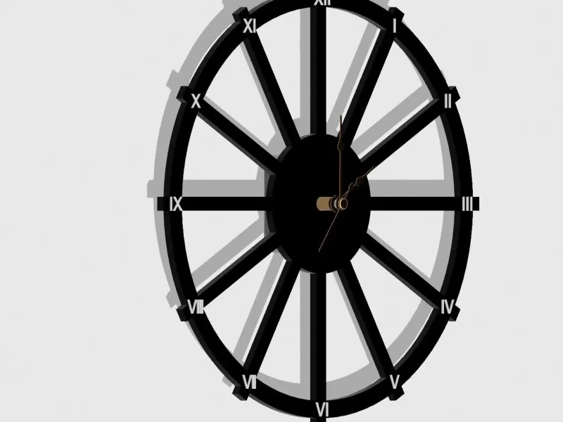 Modern Minimalistic Clock