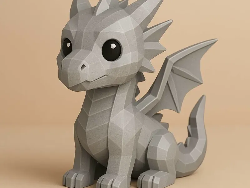 Mini Silver Dragon
