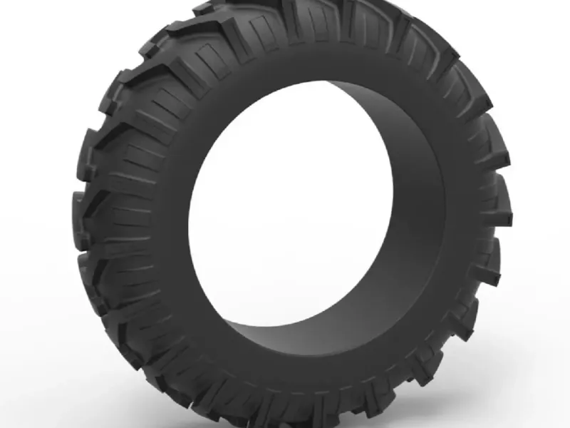 Tractor tire 34 Scale 1:25