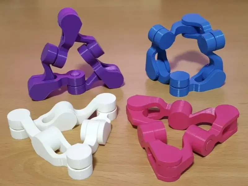 Print-in-Place Kaleidocycle