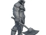 Minotaur Warrior Low Poly - 3D Model-5