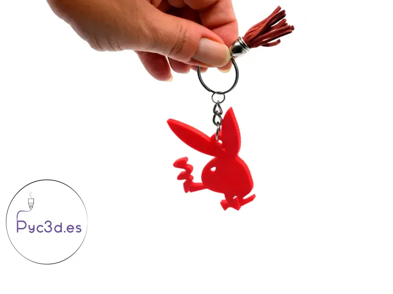PLAY BOY SMOKING KEYCHAIN