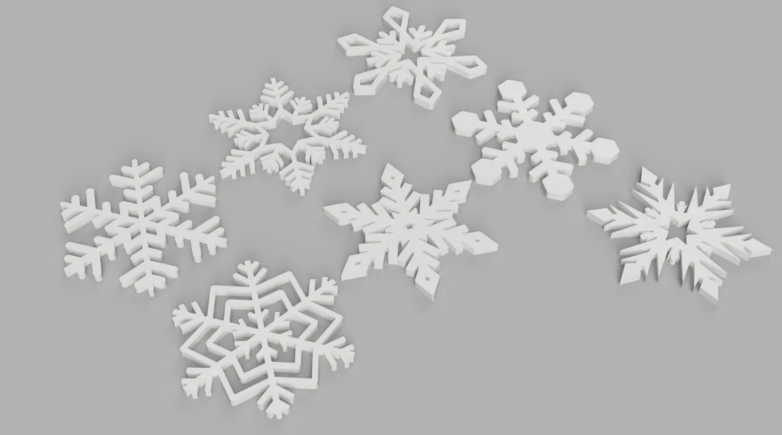 Snowflake Christmas Ornaments