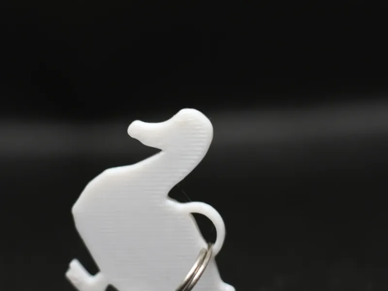 Minimalistic Duck Keyring