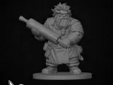 Dwarf Chef for DnD - Magic Series-3