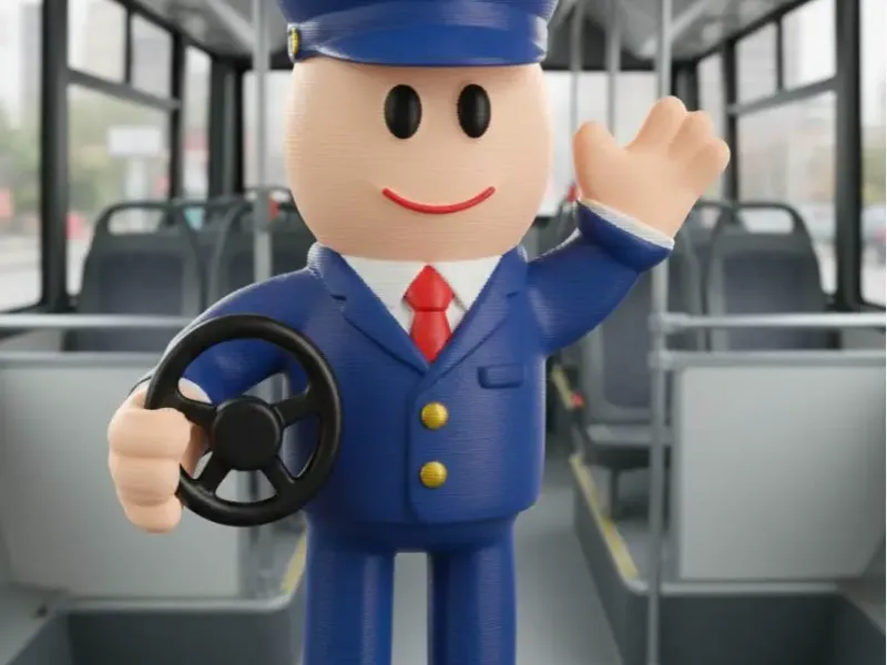 EmojiFolk - Bus Driver