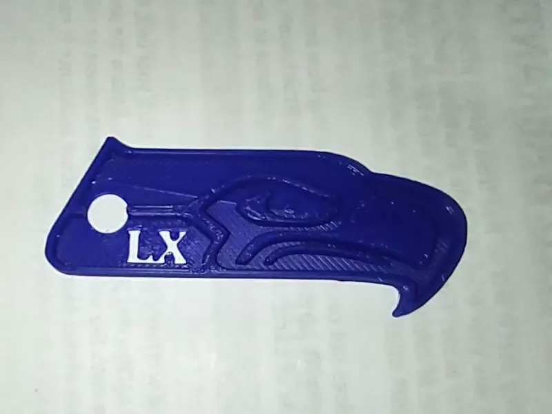 Seattle Seahawks Superbowl LX Keychain