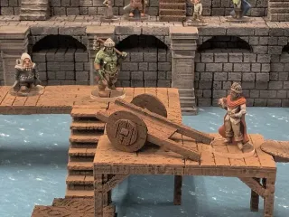 Delving Decor: Shoddy Cart (28mm/32mm scale)