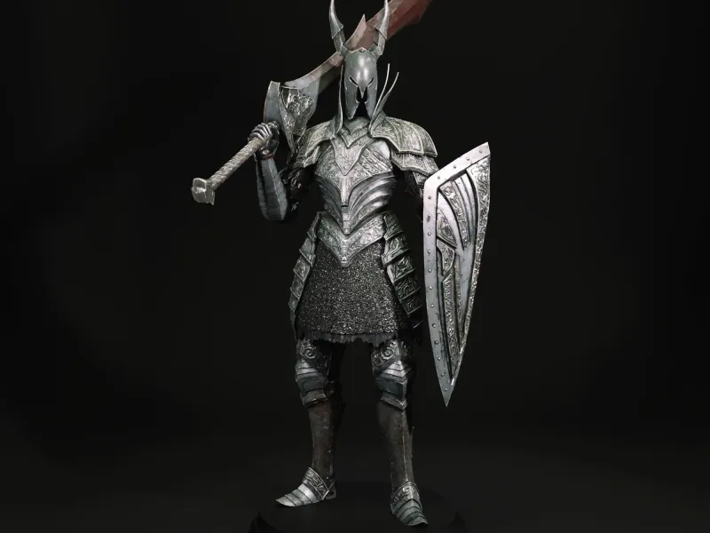 DARKSOULS - SCHWARZER RITTER 3D DRUCK
