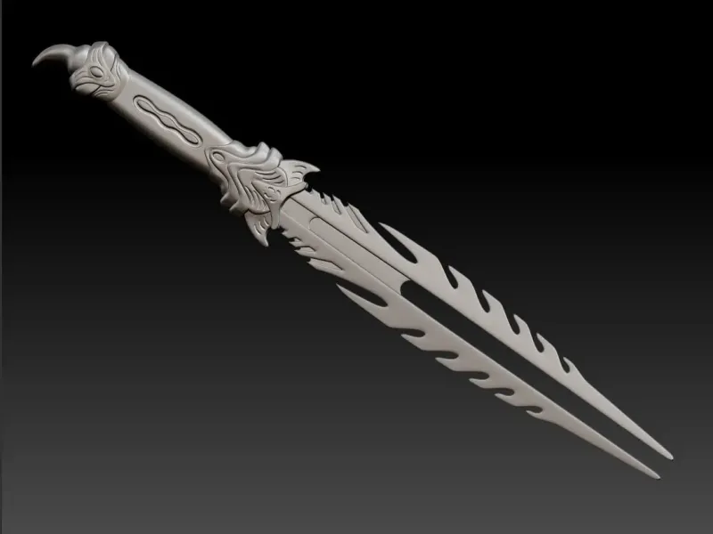 Predator Ceremonial Dagger stl