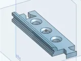 Rail system for desk V1-0