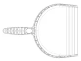 Open Clean Plastic Dustpan-6