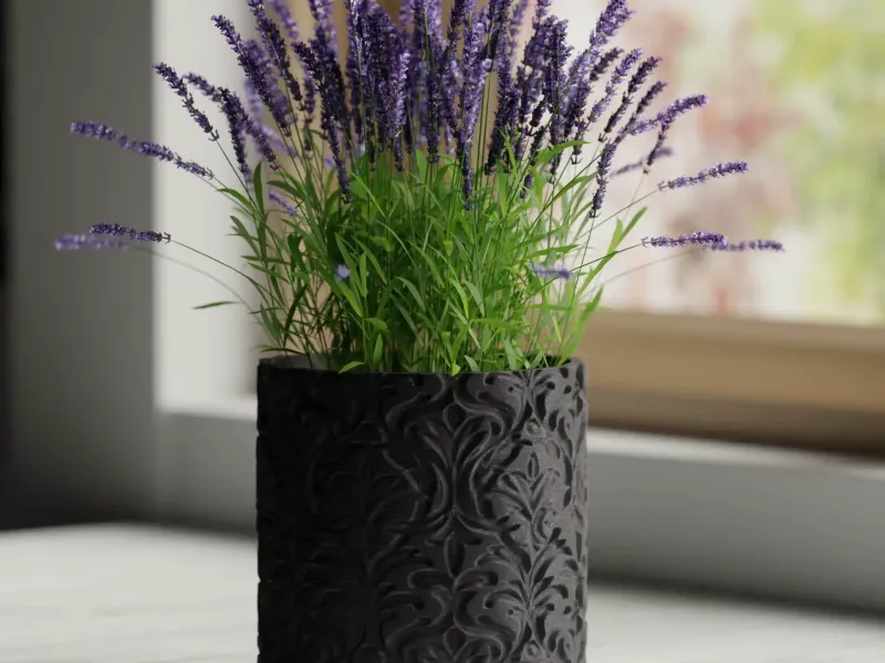 Blumentopf Pflanzgefäß Rand 1